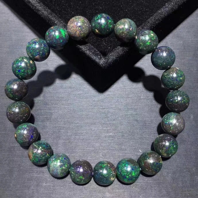 Black Green Opal Bracelet-ToShay.org