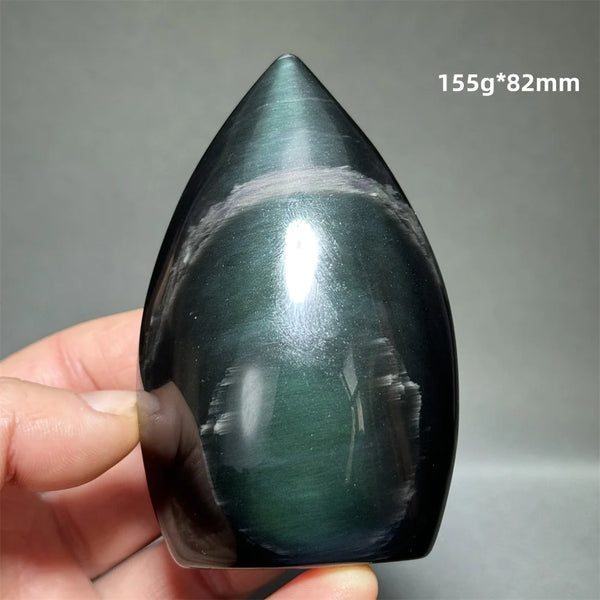Rainbow Obsidian Torch-ToShay.org