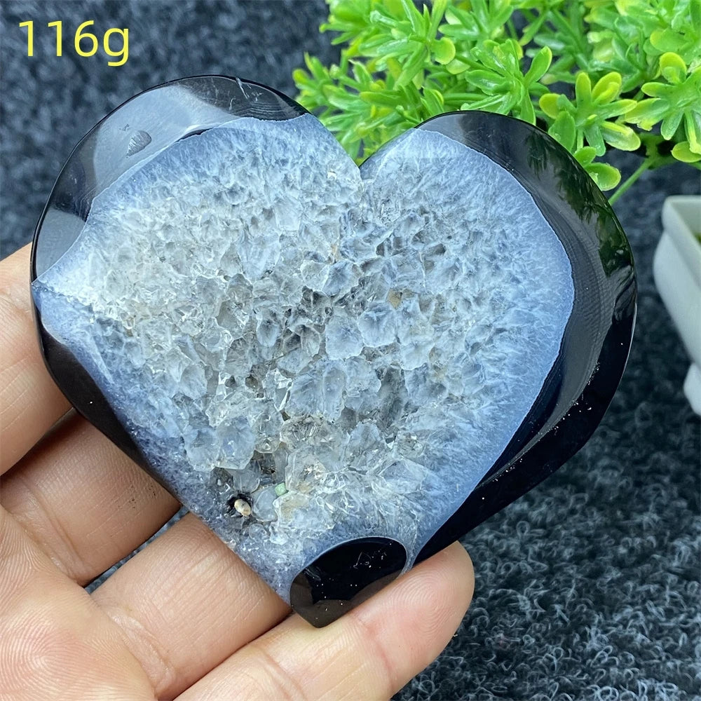 Black Agate Geode-ToShay.org