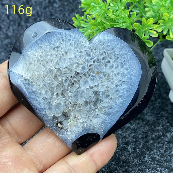 Black Agate Geode-ToShay.org