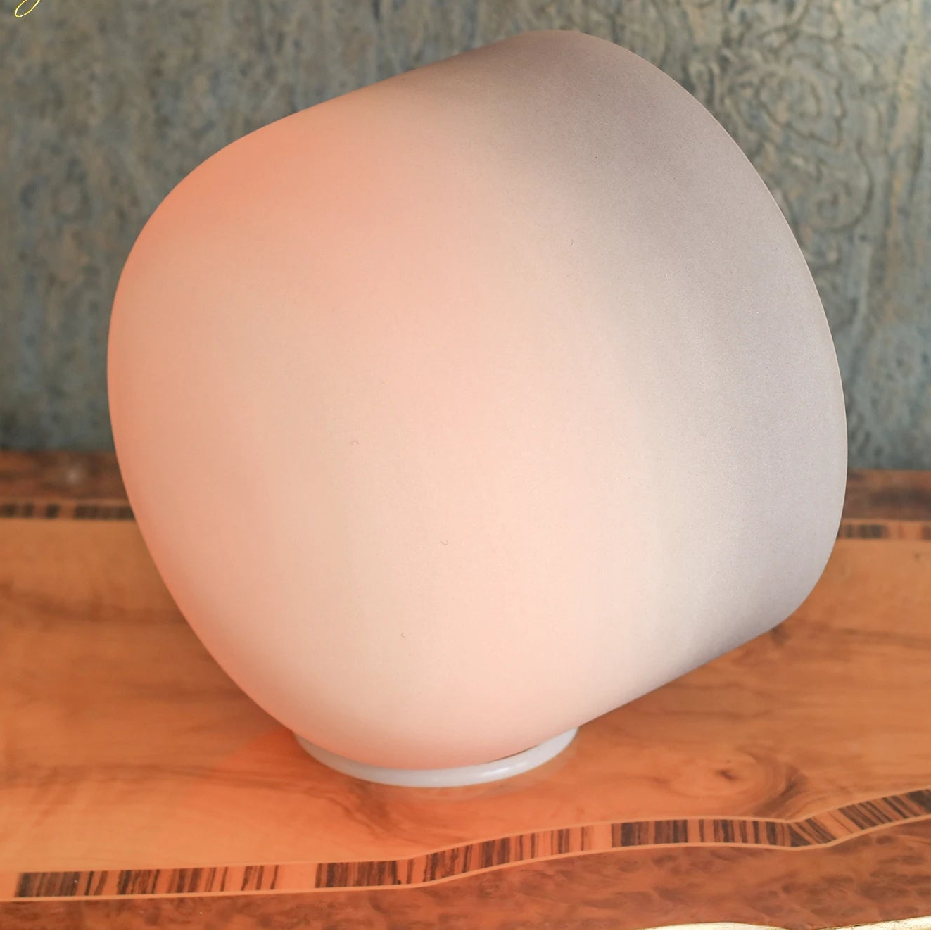 Frosted Crystal Singing Bowl-ToShay.org