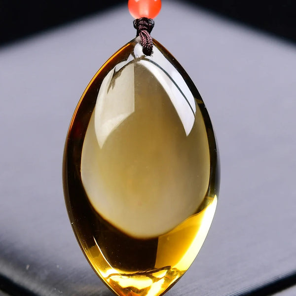 Yellow Citrine Quartz Pendant-ToShay.org