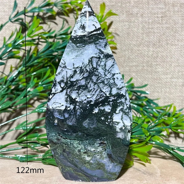 Green Moss Agate Flame-ToShay.org