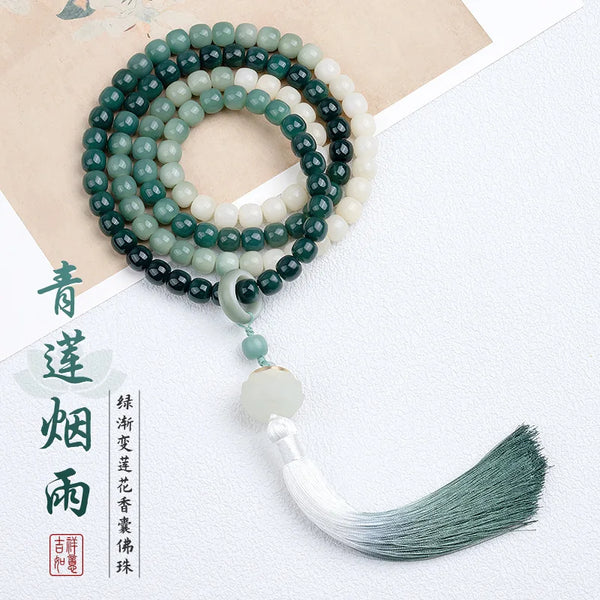 Green Bodhi Root Bracelet-ToShay.org