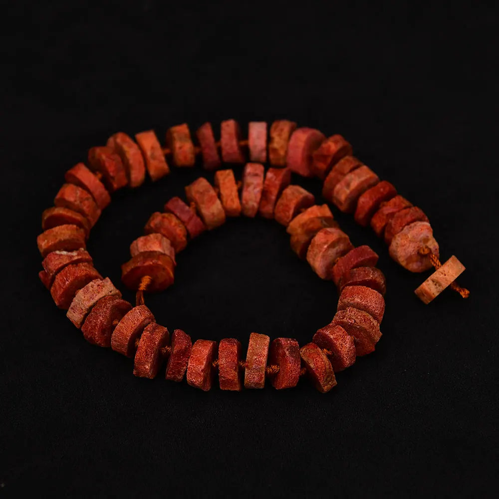 Red Orange Coral Beads-ToShay.org