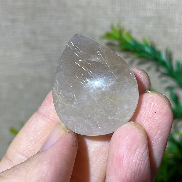Gold Rutile Quartz Pendant-ToShay.org