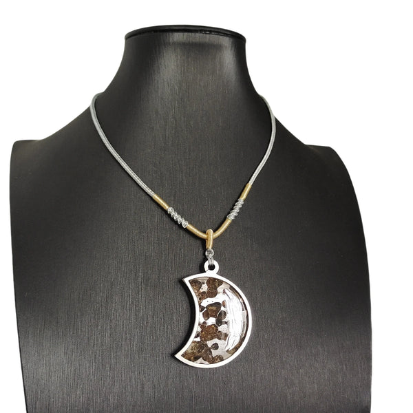 Olive Meteorite Pendant-ToShay.org