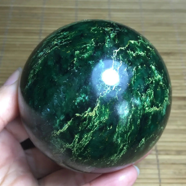 Green Emerald Quartz Ball-ToShay.org