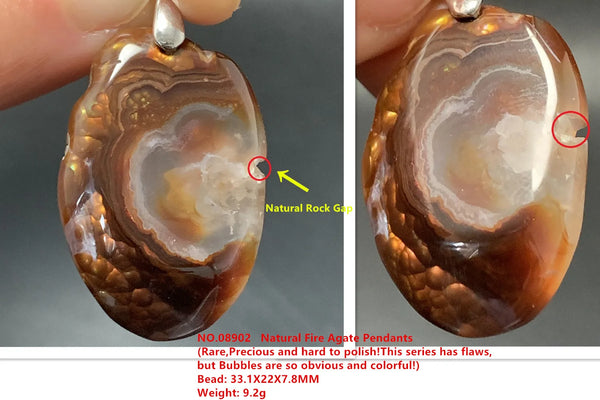 Red Fire Agate Pendants-ToShay.org