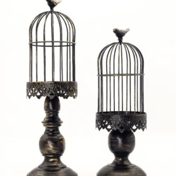 Bird Cage Candle Stand-ToShay.org