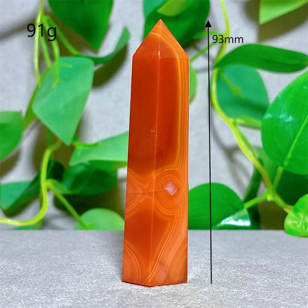 Orange Carnelian Crystal Tower-ToShay.org