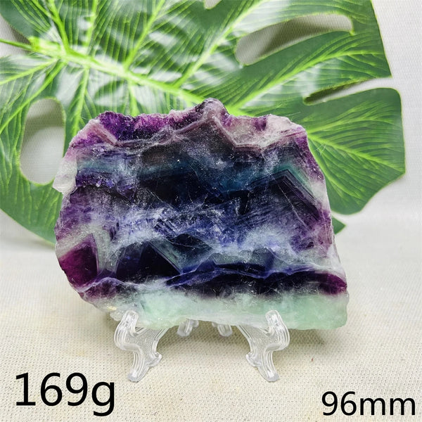 Purple Fluorite Rainbow Slice-ToShay.org