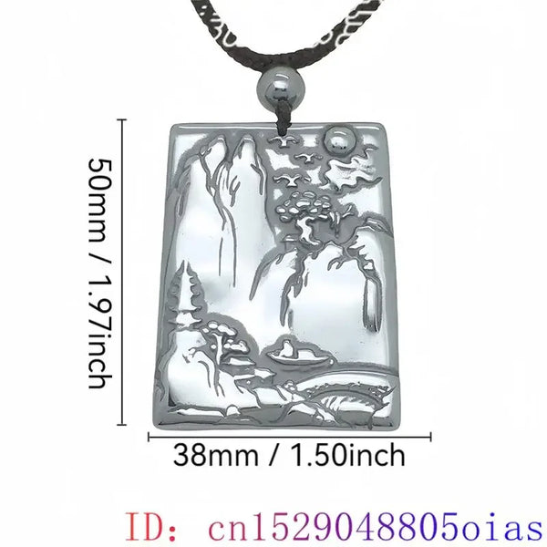 Silver Terahertz Tiger Pendant-ToShay.org