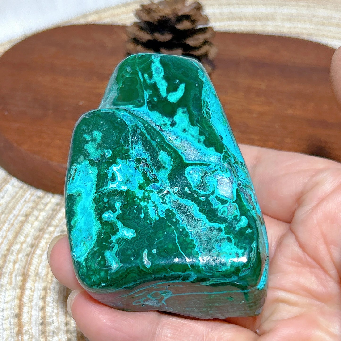 Green Chrysocolla Malachite Stone-ToShay.org