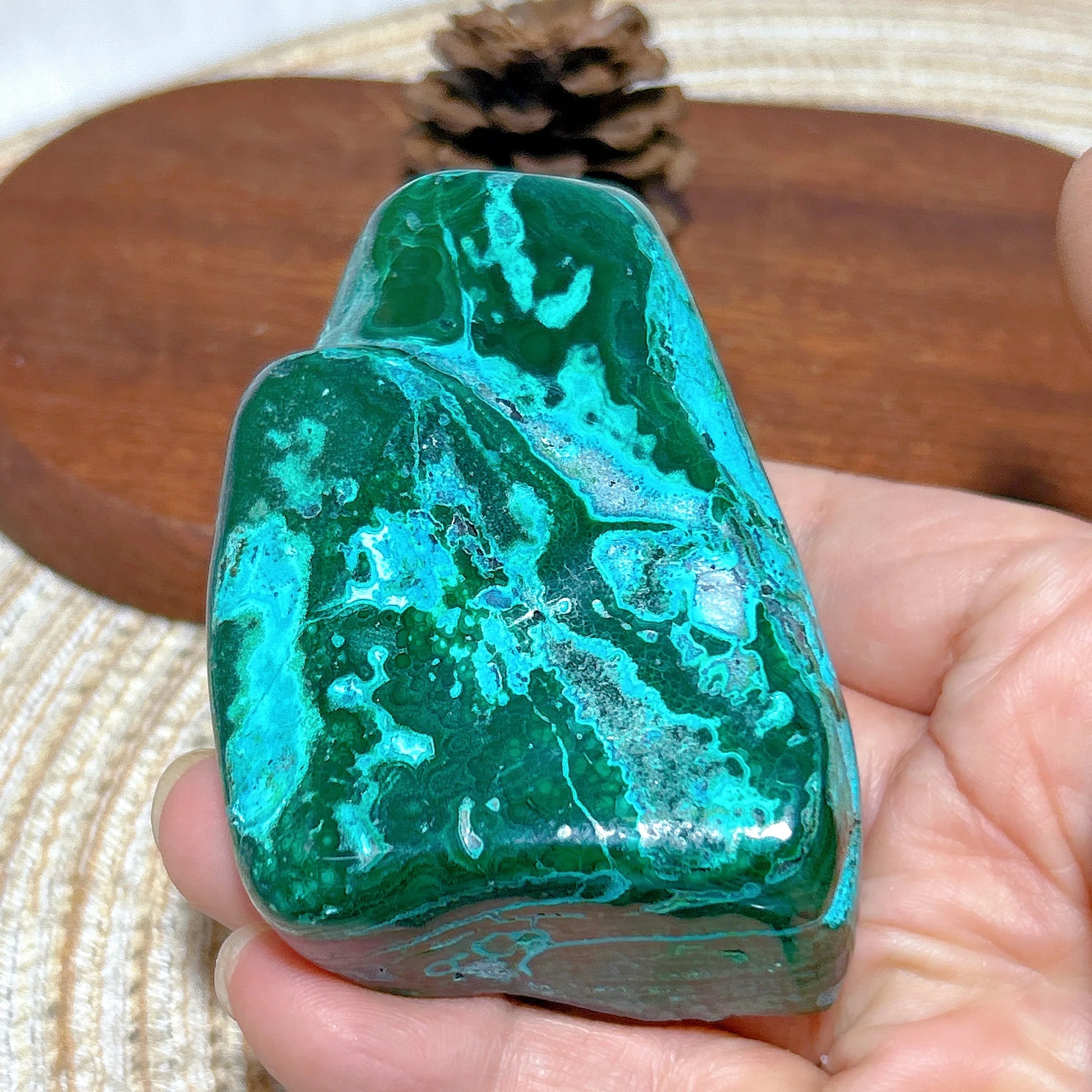 Green Chrysocolla Malachite Stone-ToShay.org