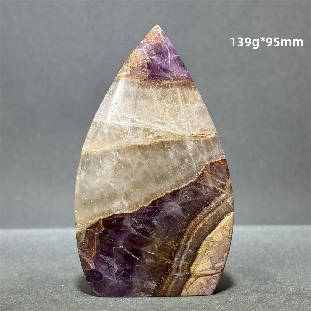 Purple Amethyst Agate Torch-ToShay.org