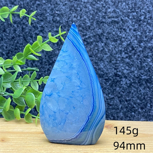 Blue Lace Agate Torch-ToShay.org