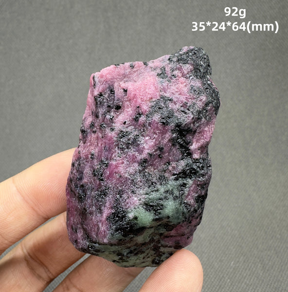 Red Green Ruby Epidote-ToShay.org