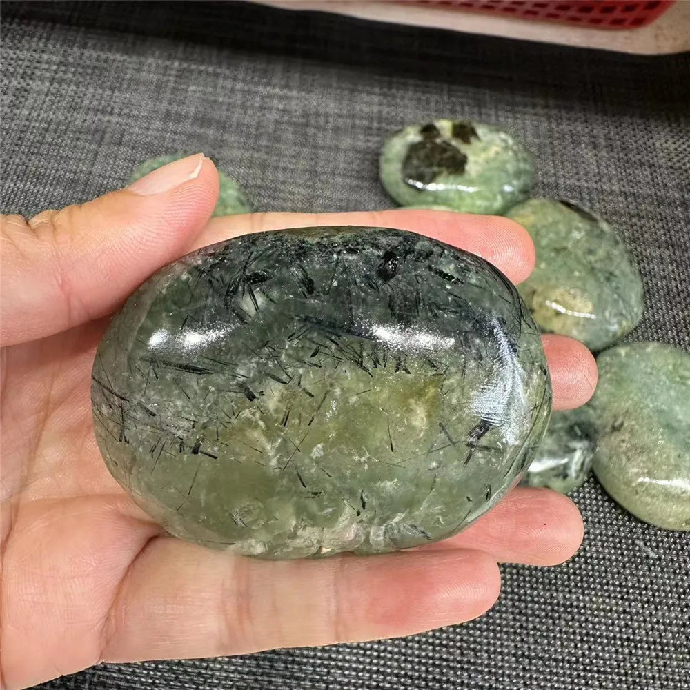 Green Prehnite Crystal-ToShay.org