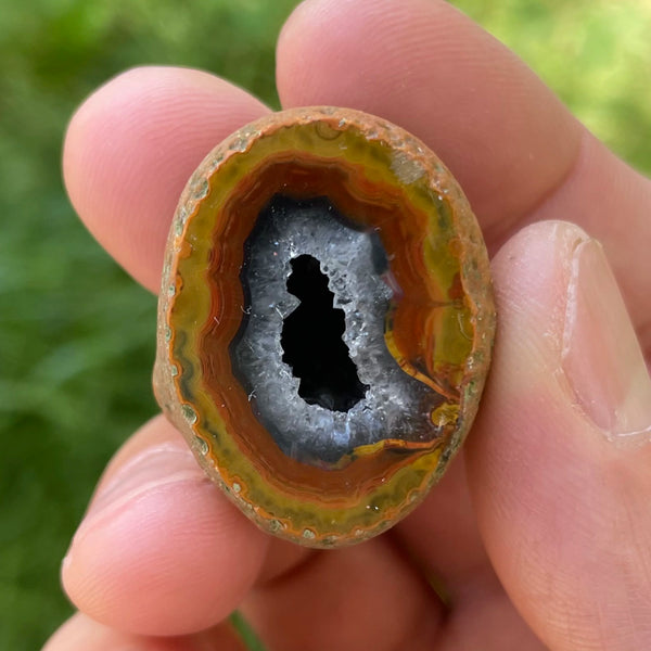 Yellow Agate Geode Egg-ToShay.org