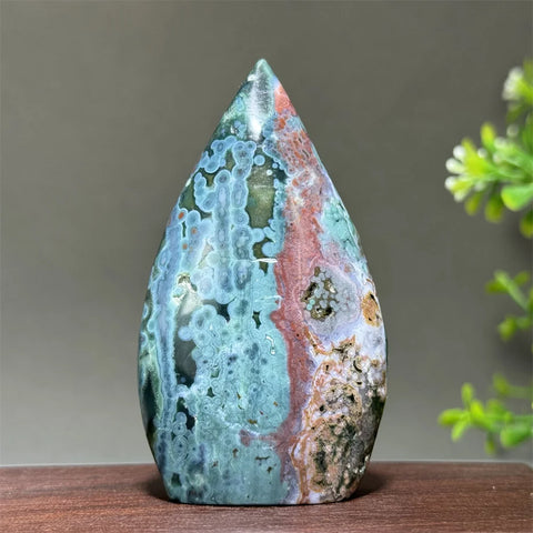 Green Marine Jasper Flame-ToShay.org