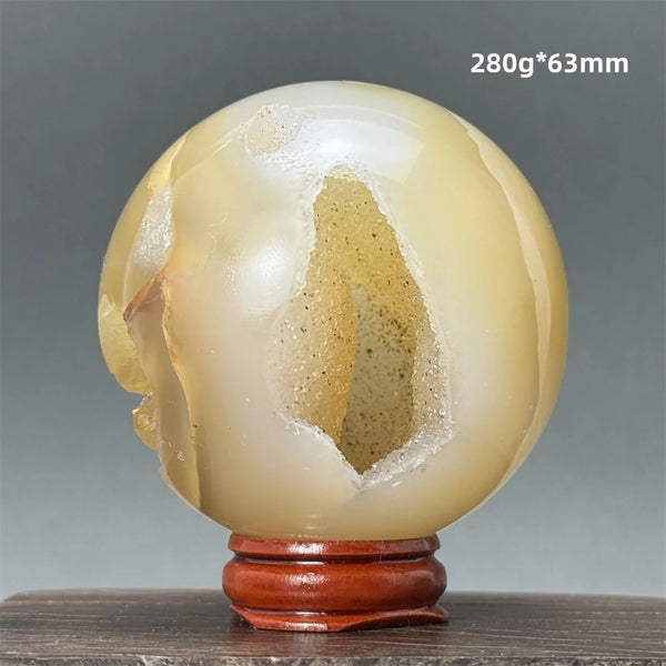 Yellow Quartz Agate Druzy-ToShay.org