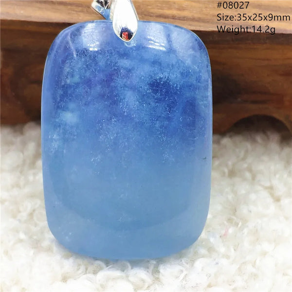 Blue Aquamarine Quartz Pendant-ToShay.org
