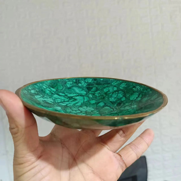 Green Malachite Bowl-ToShay.org
