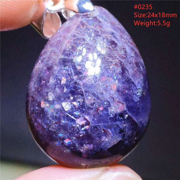 Blue Blood Red Lolite Pendant-ToShay.org