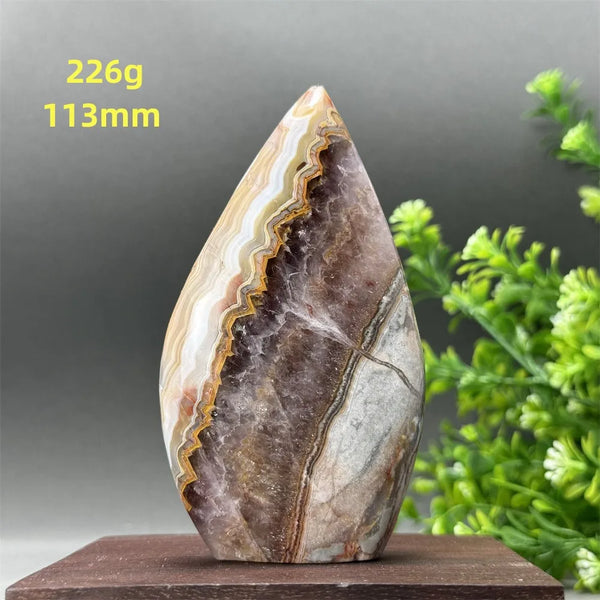 Purple Amethyst Agate Torch-ToShay.org