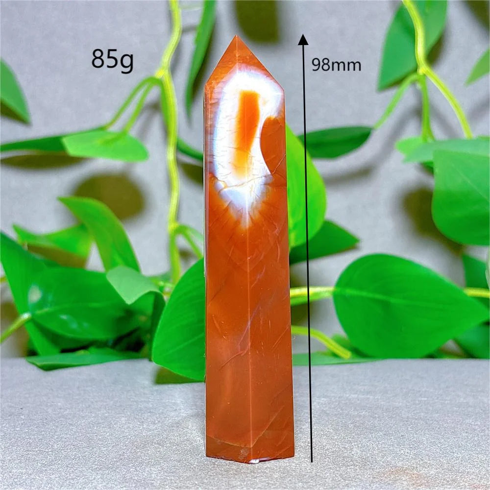 Orange Carnelian Quartz Tower-ToShay.org