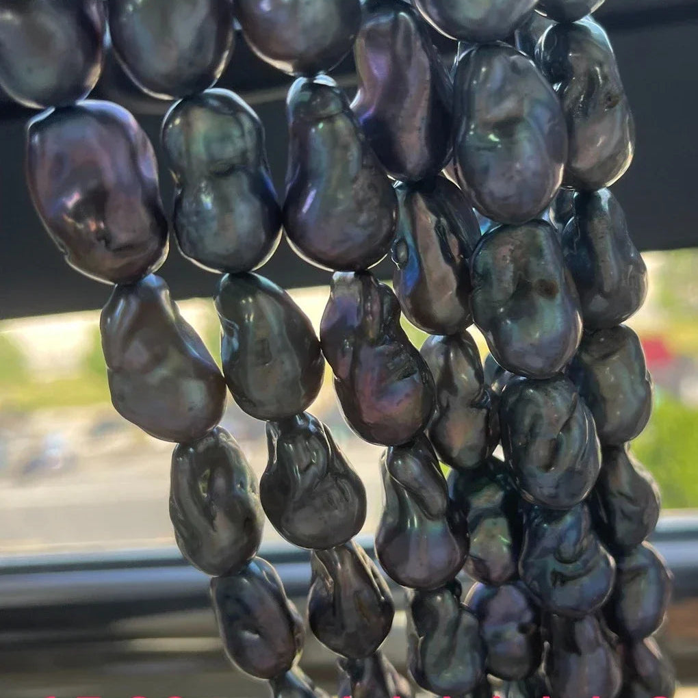 Black Pearl Fishtail Beads-ToShay.org