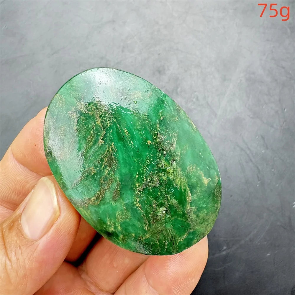 Green Verdite Palm Stone-ToShay.org