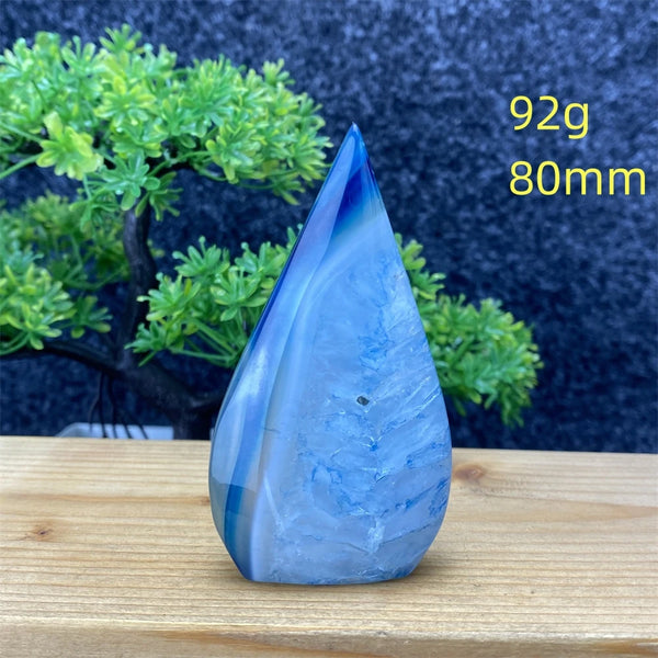 Blue Agate Torch-ToShay.org