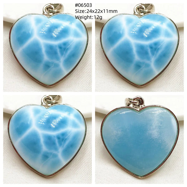 Blue Larimar Pendant-ToShay.org