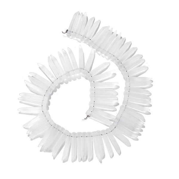White Crystal Chip Beads-ToShay.org