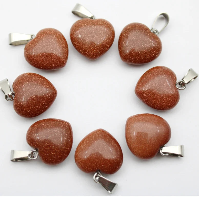 Mixed Quartz Agate Hearts-ToShay.org