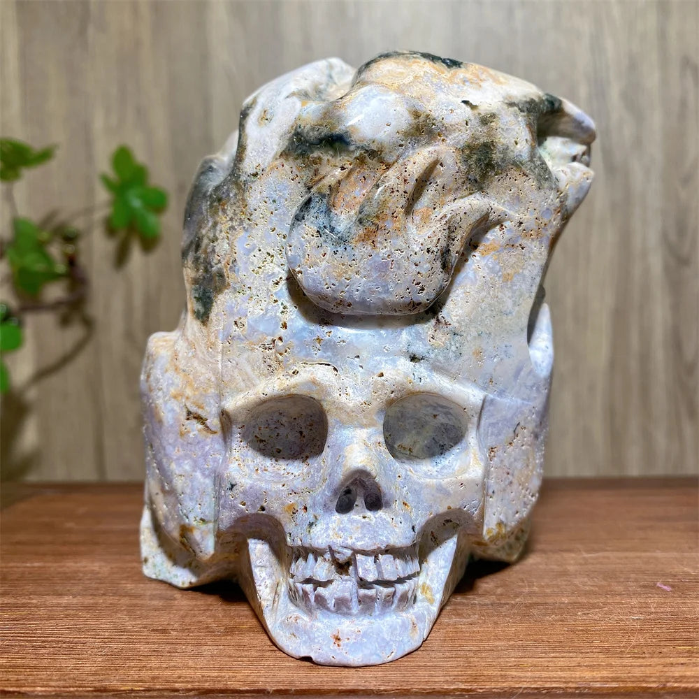Ocean Jasper Skull-ToShay.org