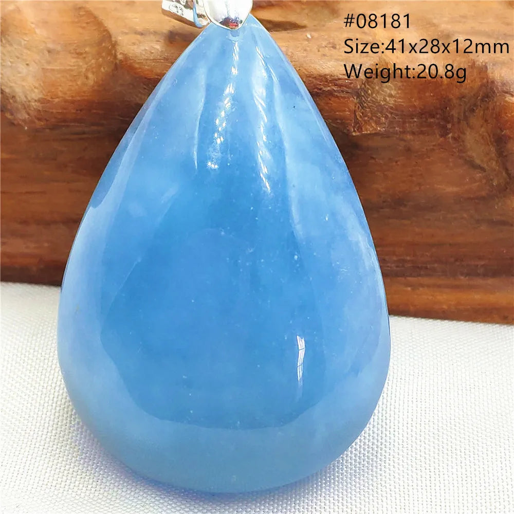 Blue Aquamarine Pendant-ToShay.org