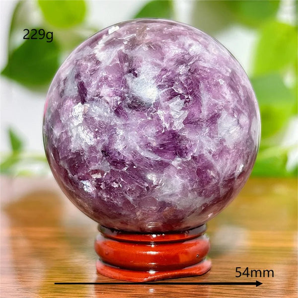 Purple Lepidolite Ball-ToShay.org