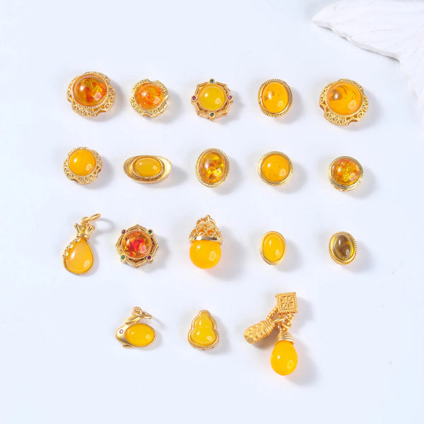 Yellow Beeswax Bead-ToShay.org