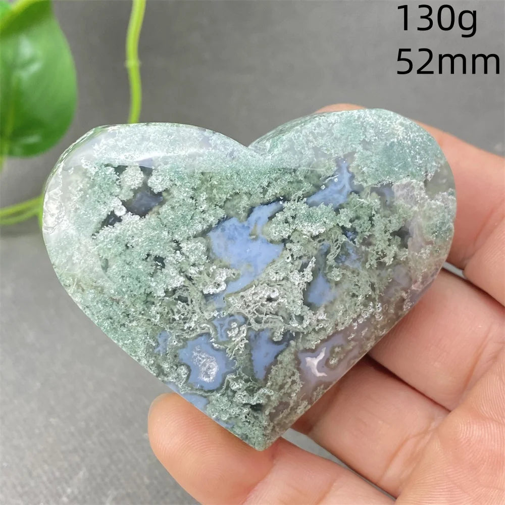 Green Aquatic Agate Heart-ToShay.org