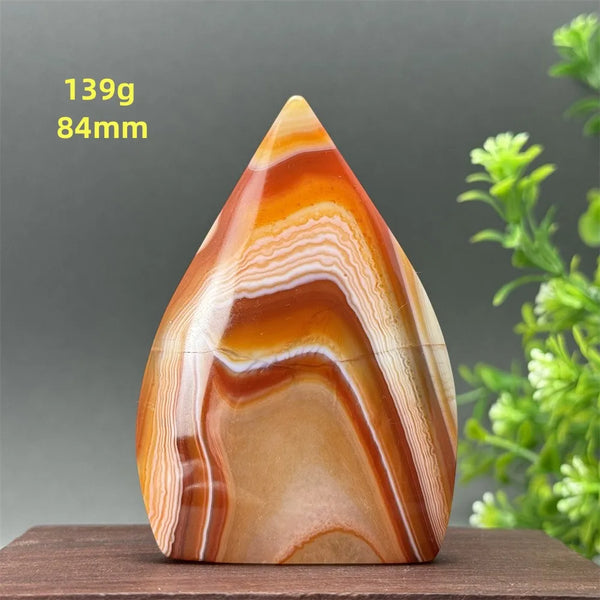 Red Carnelian Striped Agate-ToShay.org