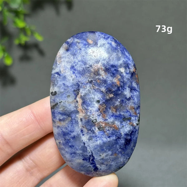 Blue Sodalite Palm Stone-ToShay.org