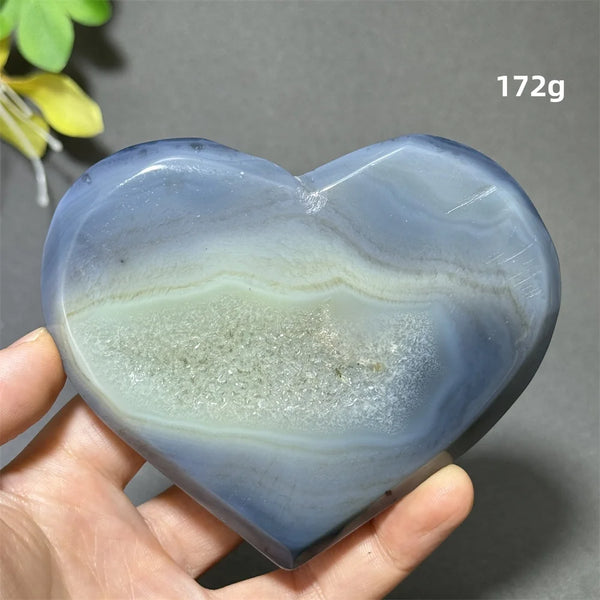 Purple Agate Geode Heart-ToShay.org