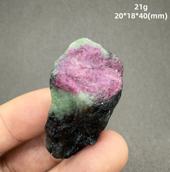 Red Green Ruby Epidote-ToShay.org