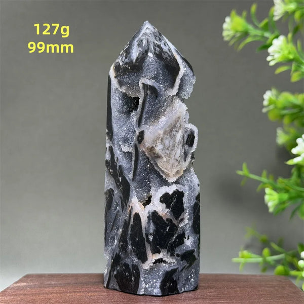 Purple Sphalerite Geode Obelisk-ToShay.org