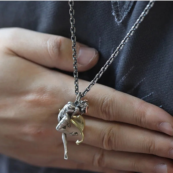 Silver Devil Pendants-ToShay.org