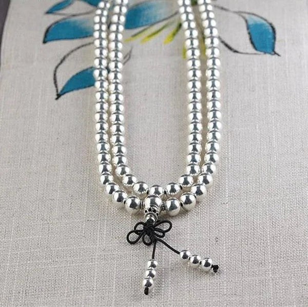 Silver Bead Bracelet-ToShay.org