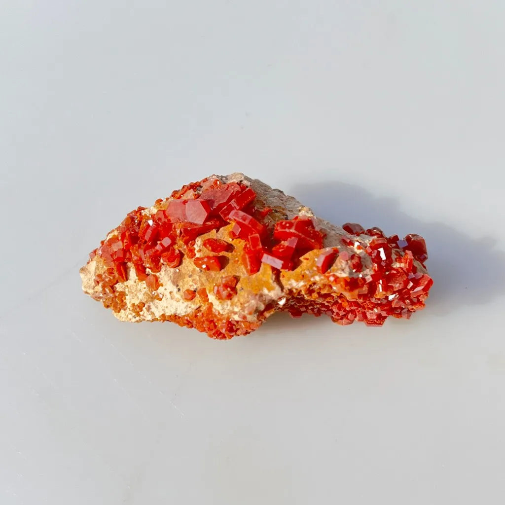 Red Vanadinite Crystal Cluster-ToShay.org